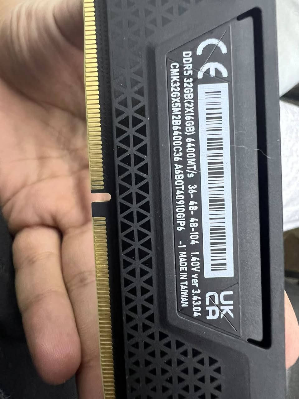 رام قطعة وحدة 16 gb ddr5 6400
استخدام قليل  سعر خاص  او رقم ***********
