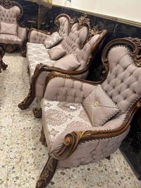زان 10 مقاعد طبله وسطيه ثكيل جدأ خشب زان أصلي  الجاد بلشراء فقط السعر ...