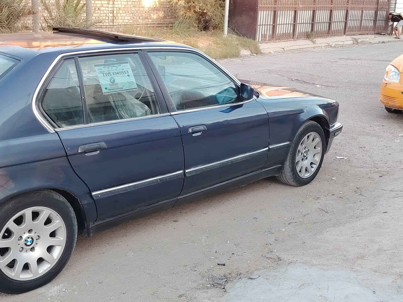سلام عليكم سياره بيم 735موديل 1990سياره مكينه كير كهربائيات صدر امامي خلفي كله جديد سنتر لوك فتحة شغاله سنويه جديدة رقم انكليزي جديد هزة جديده بسمي تحويل ثاني يوم نقصه راديتر مال تبريد فقط سعره 35 وبيه مجال مكاني الدورة ابو دشير للاستفسار ***********
