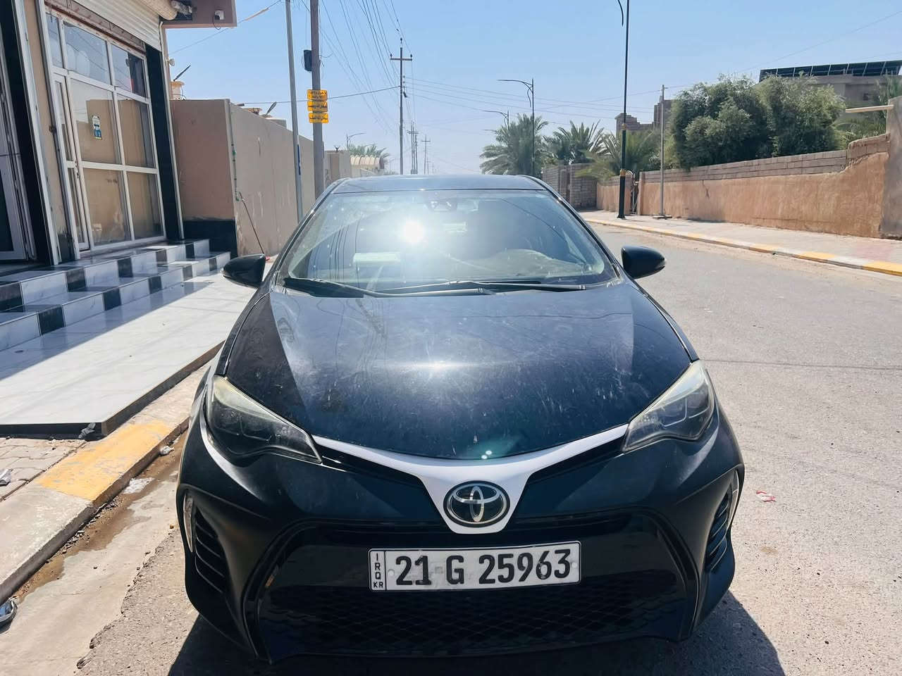 السلام عليكم
كورلا للبيع 
موديل 2017 
لون اسود 
ضرر قطعتين 
مواصفات xse
السعر 125 وبيه مجال 
هاتف ***********
رقم الشاصي مرفق بلمنشور 
عنوان بيجي قريت البوطعمه
