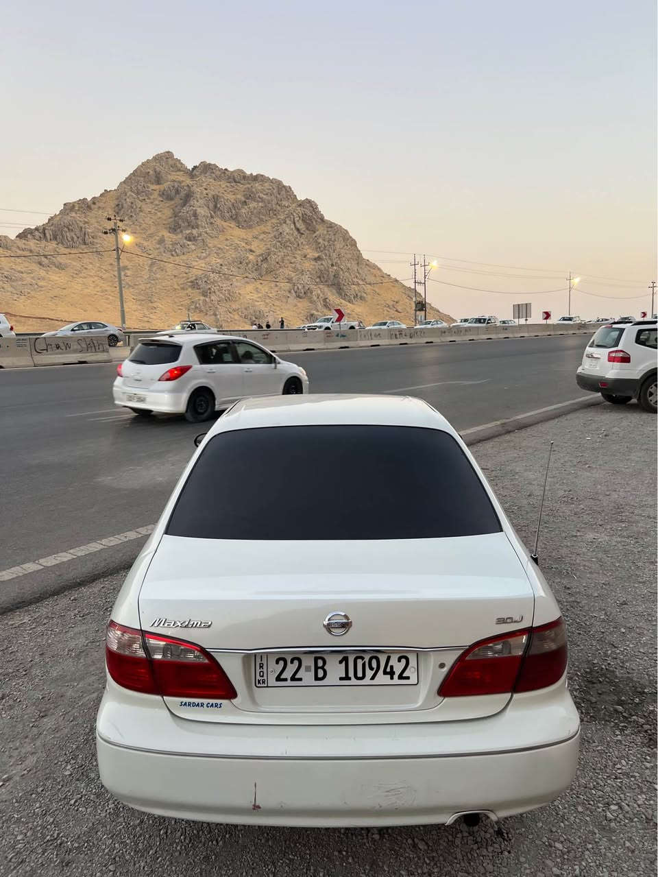 نیسان ماکزیما
مۆدێل/٢٠٠٦
رەقەم هەوولێر سەنەووی تا ٢٠٢٩نووێە  تەحوویل ئەسڵە 
سێپارچەی پێشێی بۆیاخە 
تەبرید گەرموو سارد بەشەرت کامل مەسرووف کراوە 
شاشە ئایپاتی بۆبەستراوە
سەیارەکە ئیماڵە زۆر خاوین ماوەتەوە 
نرخی٦٥گەڵاوو محامەلە
***********
*********** رانية, السليمانية
