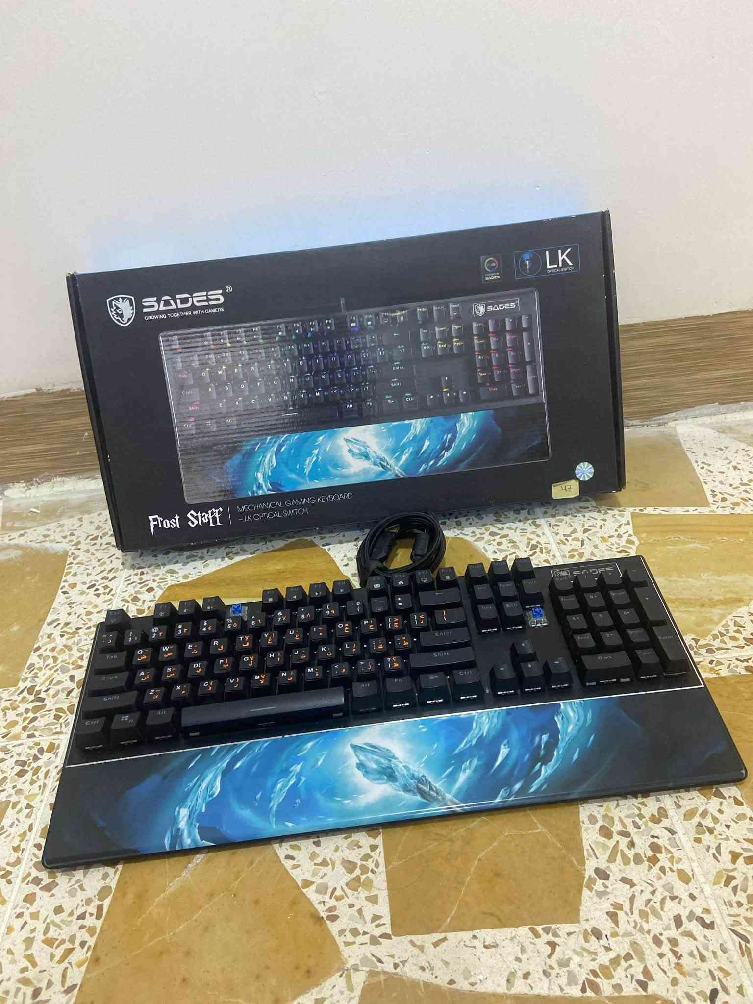 كيبورد SADES • ماوس Logitech G400s • نظيف وشغال