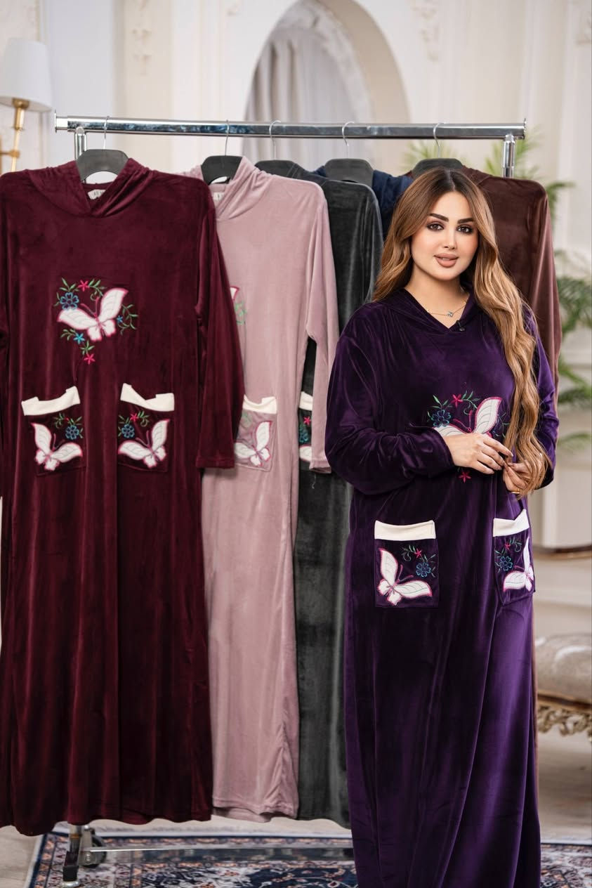 دشداشة نسائي • مخمل سوفت • مقاسات L-3XL