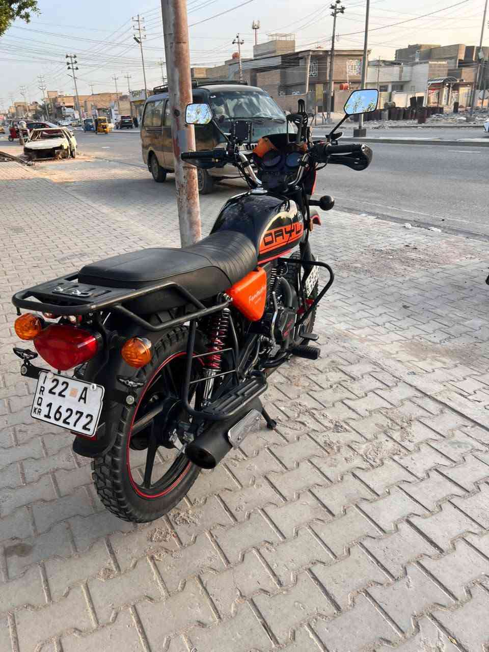 دراجه البيع موديل ٢٥مكفوله من كلشي  مابيه نقص اي شي مكاني النجف كوفه *********** السعر2700وبيه مجال الطيبين وتساب فقط تواصل
