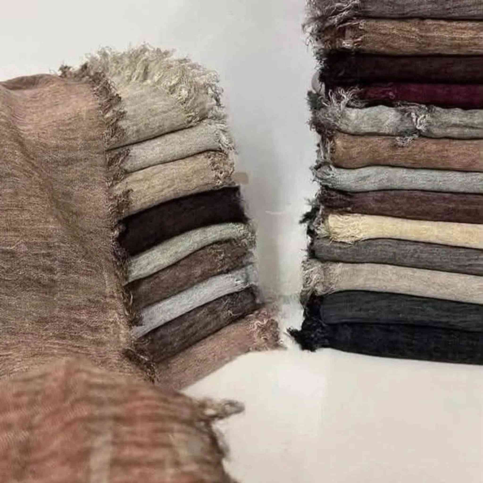شال ايطالي • بشراشيب • إطلالة ساحرة