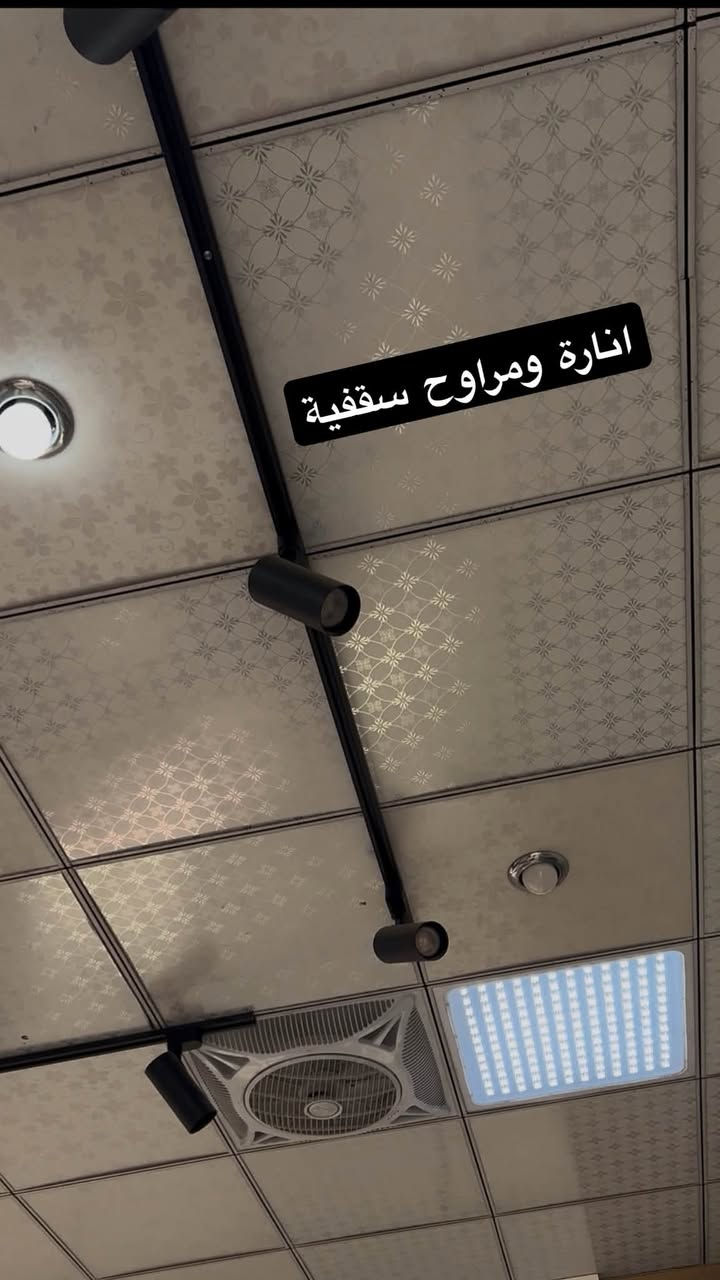 سبلت كنتوري • مكتب شركة • انارة ومراوح سقفية