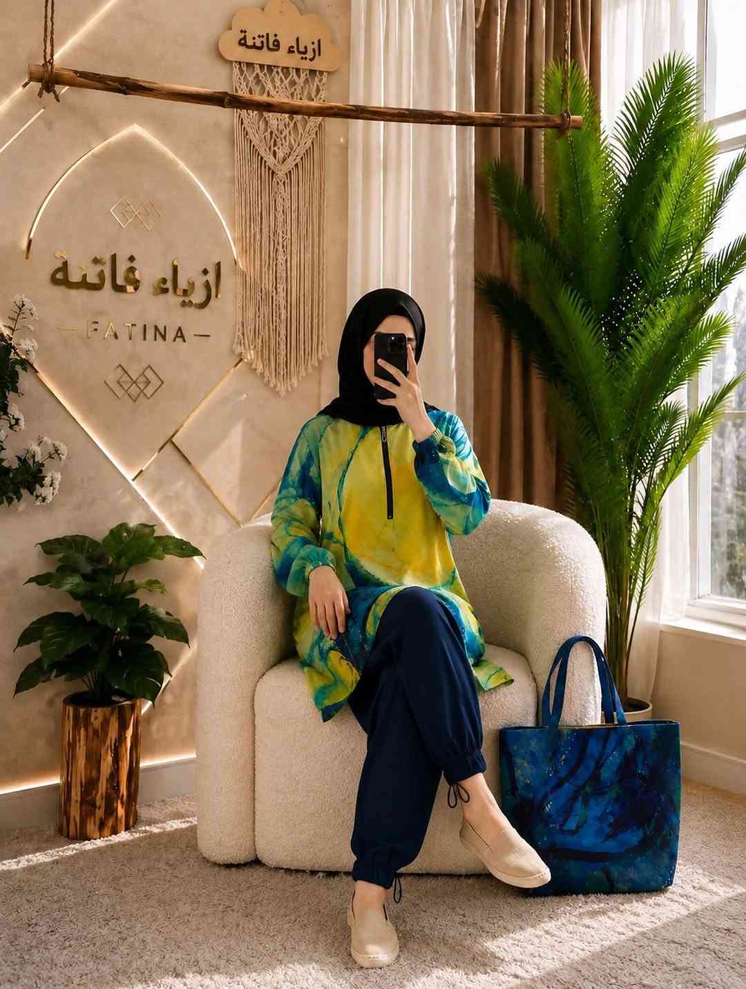 ازياء فاتنة
مايو بوركيني طويل للمحجبات 
موديلات فاتنة… ماتتفوت 
حصراً من ماركة فاتنة 
• التوب طول 100 سم 
• البنطرون طول 100 سم 
• الردن لاستيك للمعصم وللارجل
• الضهر اسود سادة 

• ⁠ ✨
قطعة تبقى وياج سنين وما تبطل موديلها 👌

متوفر حالياً بكمية محدودة
راسلينا خاص واحجزي بسرعة قبل النفاذ 💌

#ازياء_فاتنة⁩⁩
قالب راهي 
___________________________ 
🖊️ االــخـــــــاامــة :- 
جينز صيفي  فاتح وغامق مشخط :- مـטּ الجينز الممتاز المستورد قماش انسيابي وليس جاف ملمس ناعم مايحتاج كوي بس شي بسيط 
❥❥ ─── ❥❥❥❥ ─── ❥❥

القياسات 1/2/3/4/5/6 
يعادل قياس من 40 لل 62 
يعني يلبس وزن مـטּ 60 للـ 130 كيلو 
___________________________ 
ســــعـــر  البوركيني بـــ 55 الفــــﮯ 
___________________________ 
للحجز والاستفسار المراسلة ؏ــلى الواتساب :- ***********
***********
