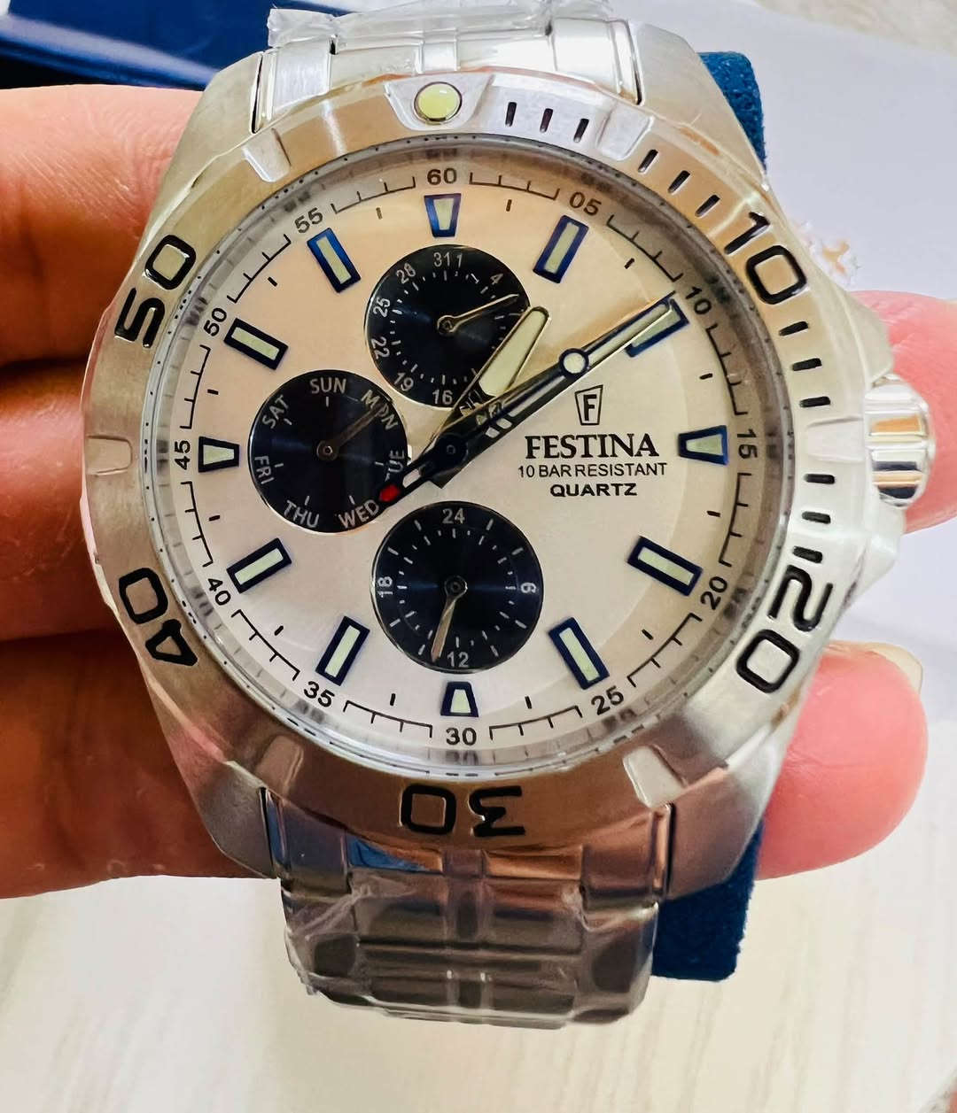 سلام عليكم اخوان

ساعة ماركة Festina جديدة بهاي شكل للبيع
