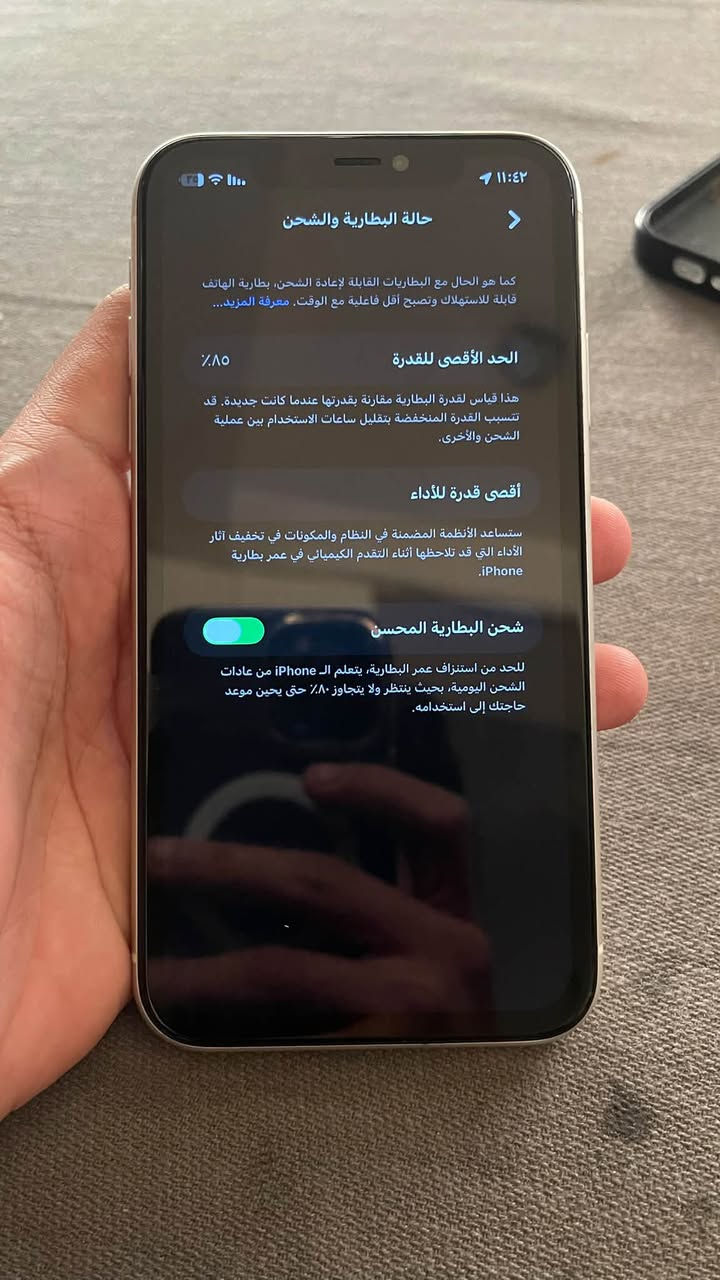 آيفون ١١ • ١٢٨ • بطارية ٨٥٪