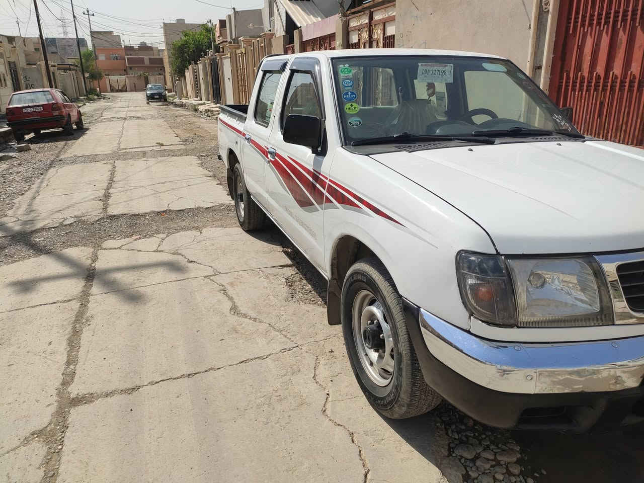#السلام_عليكم
نيسان 2002 رقم اربيل باسمي سنوية جديدة لـ31
 سيارة حلوة ونظيفة مال بيت منظومة غاز 
كابون بانزين جديد
شاشة وكامرا صدر وطخم جديد ما تصرف عليها الف دينار 
سعر 105 مكاني موصل الايمن ***********
