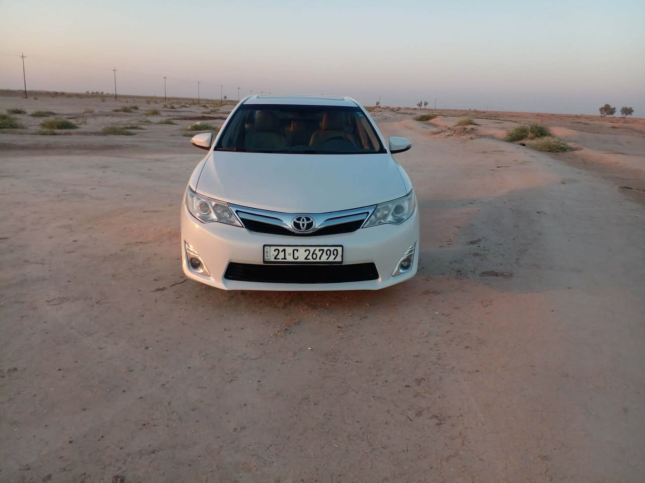 تويوتا كامري خليجي
موديل 2015
رقم سليمانيه الجديد
مواصفات GLX فول واحد ع واحد 
فتحه سقف 
شاشه 
كامرا 
تحكم ستيرن 
كراسي كهرباء 
تبريد قطعتين 
برده خلفيه كهرباء 
حساسات امامي +خلفي 
دبل كزوز 
السياره بيها صبغ اقل الشبر بهلال الجاملغ الخلفي الايمن و حافة البنيد + السونار مرفق 
السعر 140 وبي مجال 
ناحية الزاب / إشريعه ***********
#ملاحظة : البيع نقد بدون مراوس وقسط
