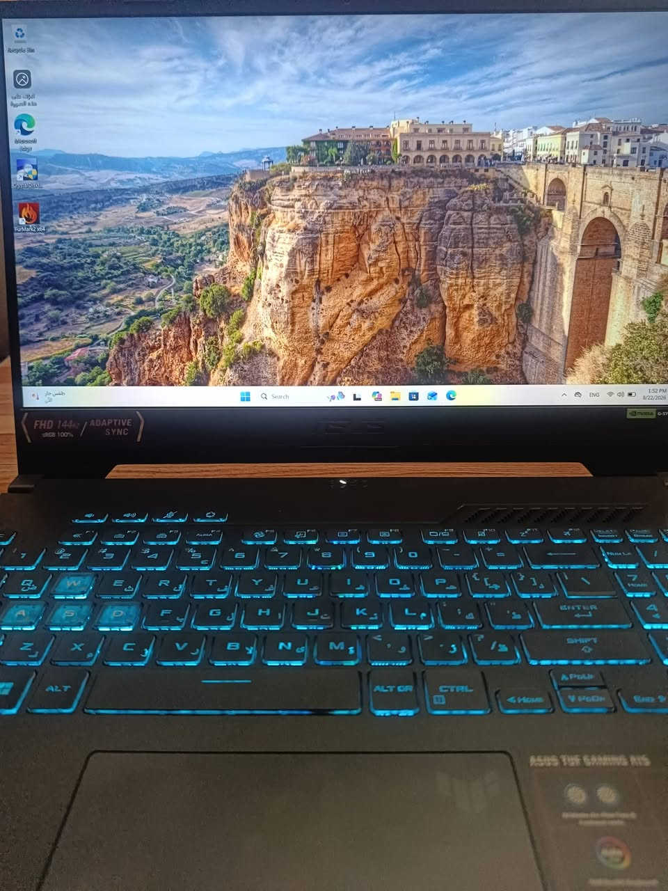 asus tuf a15
المعالج رايزن 7 7435HS
كرت الشاشة 4060 8g 140w
الكرت فل واط (full watt)
الرامات DRR5 16G 
 التخزين NVMe sdd 512
الشاشة 15.6 FHD 144hz
sRGP 100% 
دقة الوان طبيعية
السعر مليون و375 
المكان بغداد
رقمي ***********
