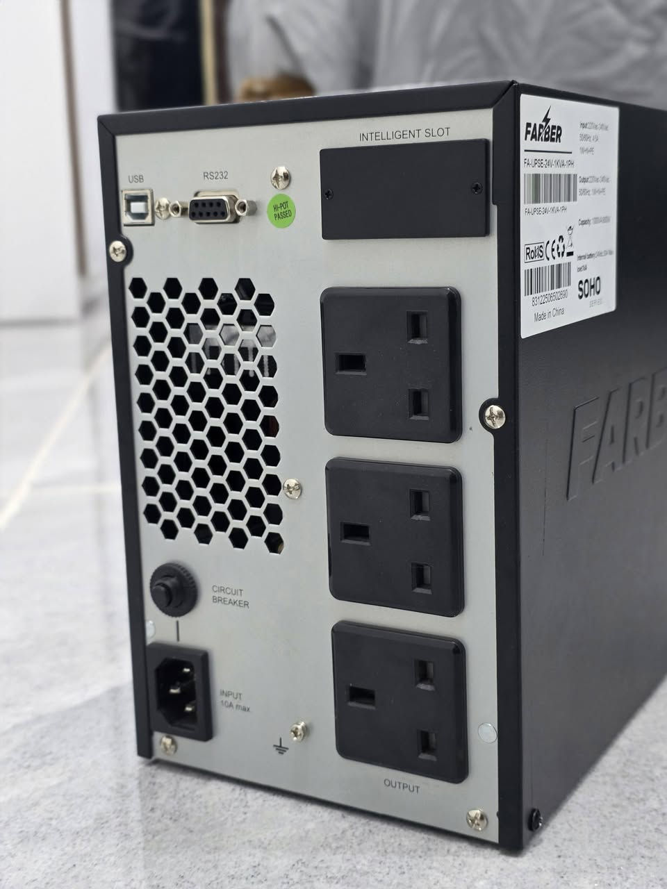 للبيع فاربر ups اونلاين حجم 1kv نظيف كلش بس بطاريات تعبانة تحتاج تبديل لان جان متروك . جهاز بدون كارتون بس كيبل الاصلي ويا .
سعرة / 125 الف قفل

مكاني / الدورة / قرب فتحة حي اسيا

ه‍ / ***********
