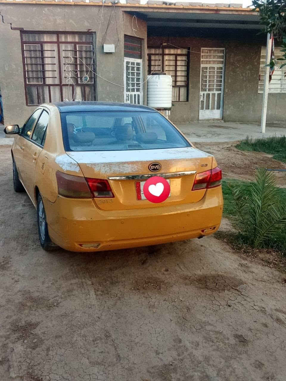 سلام عليكم البيع  سيارة بيويدي نوع G3 موديل 13 سيارة جهازة المحرك شوية بي خيط تبخير   الرقم مشروع وطني مكان بغداد الإتصال ***********
