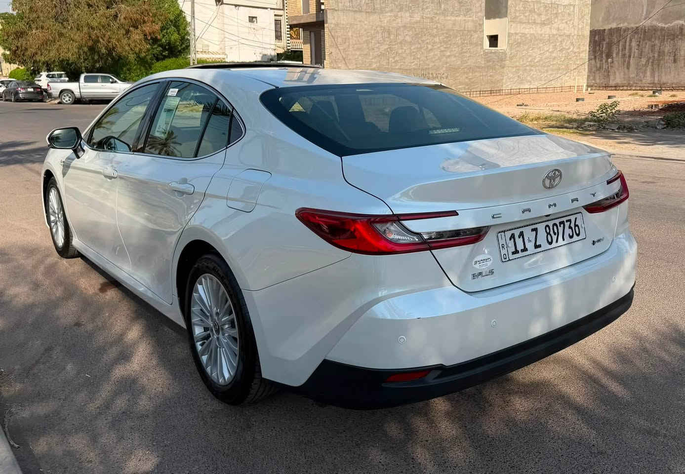 السلام عليكم 
للبيع تيوتا كامري 2025 وكاله عبد اللطيف ياباني مكفوله من البارد والصبغ والتبديل ماشيه 58 جديده السياره مواصفات e-plus سلايد وكرسي كهرباء وبرده خلفيه رقم بغداد باسمي مكاني بغداد السيديه للاستفسار اكثر اتصل ***********
