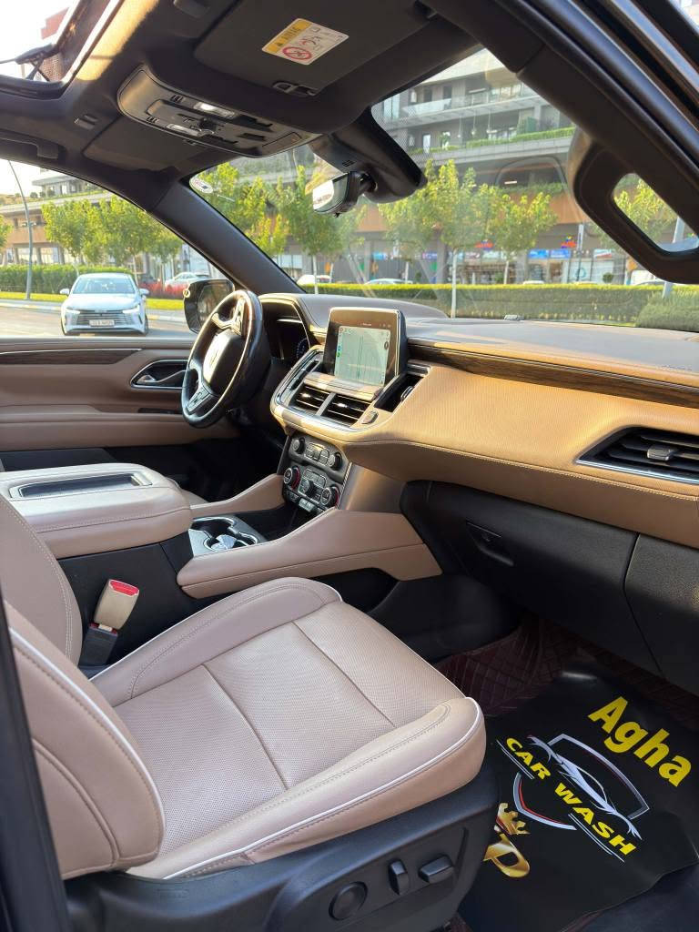 CHEVROLET TAHOE PREMIER شركة منصور🇸🇦
شوفرليت تاهو  ‏ ‏سيد السيارات📦 مكاني سليمانية 
موديل 2022🦅 ‏علامة السوداء
‏من شركة حتى الآن باسمي و ‏رقم السليمانية
‎تحويل مباشر ب اسمي سنويه
فوول مواصفات جگات
🤍بريمير درجه ١ ضمان وكالة خليجي 
‎ ٢٠٢٢   صفر( شركة المنصور )
‎اللون : اسود 

‎محرك و گير شرط مامفتوح
سياره مكفول  بدون صبغ 
كل غراض بلادي موجود
‎جكات كهرباء
‎ جكات تصعد وتنزل 
‎اربع كامرات
‎حجم المحرك : 5300 Cc مرغوب ٥.٣
‎عدد الاسطوانات : 8 اسطوانات ( 8 سلندر )
‎المواصفات : 
‎* سقف بانوراما 
‎* المقاعد كهربائية تدفئة و تبريد
‎* مقصوره الركاب من الجلد الفاخر + خشب ملكي 
‎* شاحن وايرلس لاسلكي
‎* نظام الرؤيه : 5 كامرات رؤيه شامله ( BIRD VIEW )
‎* نظام التعليق مستقل
‎* كشنات ميموري خزن
‎* نظام الصوت BOSE سماعات عدد 10
‎* دوسات كهرباء + اناره LED
‎* نظام سحب مقطوره تحكم كامل + كامرة لرؤية المطوره
‎* داتا شو
‎* تشغيل بعد 
‎* 5 بصمات 
‎* تحديد مسار 
‎* لد امامي 
‎*مري شفط 
‎* 4 كامرات 360 درجه 
‎* رادار 
‎* جنطه ذكيه بلقدم تنفتح وتنسد 
‎* ويل كروم 22 حجم وعليها تخم تاير 
‎* شاشات خلفيه 
‎* جميع الكشنات كهرباء
‎* كشنات تدفئه تبريد 
‎* دوسات شفط 
‎* شاحن واير ليس
‎* ثلاجه 
‎* جميع المقاعد يوجد مخارج يوبي اس 
‎مكان :السليمانية 
سعر:٤٩٣$هاي سعر بس بيها مجال كلش قليل 
‎ للاستفسار مكان سليمانية 
*********** ☎️ بغداد, العراق
