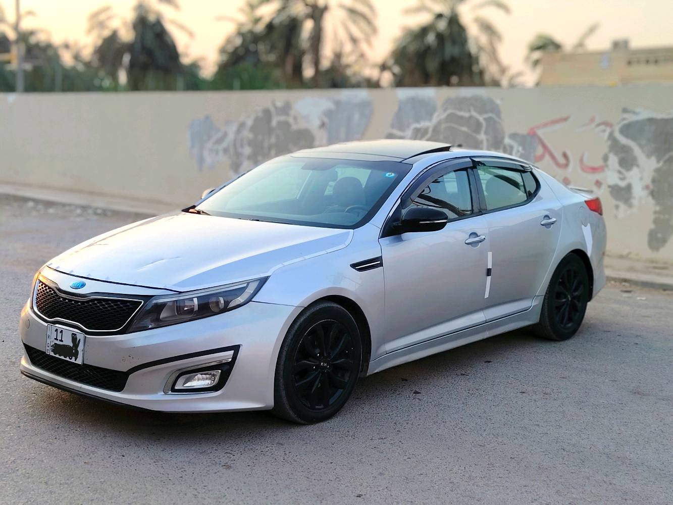 سلام عليكم كيا اوبتما 2014 فول مواصفات 1/1 المتد لاخير Vip وارد امريكي حادث جاملغ باب خلفي فقط الغود شواصي حوض تكم مكفولات للفحص وين ما يعجبك بالعراق قطعتين كلير السياره جديد جاهزه رقم بغداد نكليزي 11 سنوية لل2028 غرامات مصفرة تحويل مباشر 
محرك2400مرغوب مكفول من تنقيص وتبخير كير(at 
صدر امامي و الخلفي جديد تبريد شغال ثلج فول مواصفات 1/1 Vip 
بنورما طكتين 
بصمة تشغيل وبصمة ابوب صندوق 
كشنات جلد + تفئة + تبريد 
تبريد قطعتين بيانو 
كامره رجوع R 
فول تحكمات استرين
نظام قيادة ذاتي + سبورت 
داخل صاج 
7 سماعات افنتي 
نظام إيكو 
مانع زلاق 
ماشية 160 حقيقي
تقليل وقود باقي بيه مواصفات هواي العنوان بغداد السعر 98 بيه مجال البسيط رقم هاتف ***********
