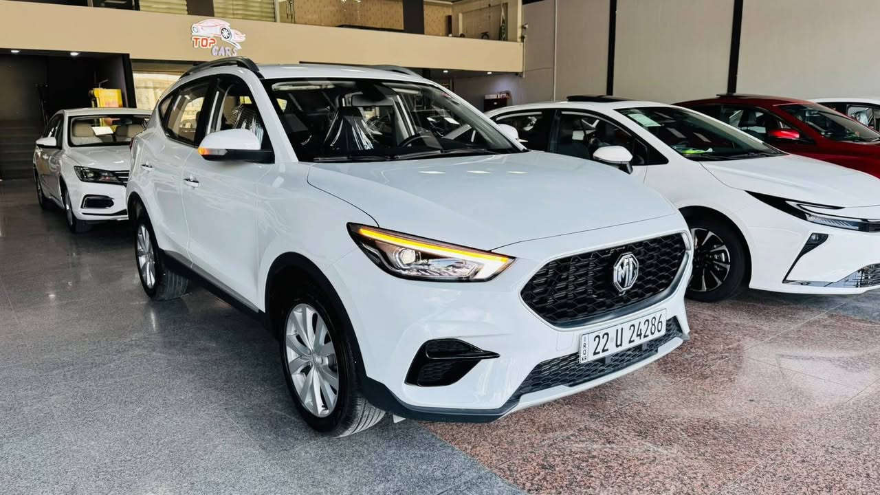 MG zs 
2025 سفرة شركة  6سال زه مان 
ته نها 128$ مجال كه م 
***********
***********
ته نها 5هه زار رؤيشتووه 
دعامى لؤ دعامى به شه رت 
هيچ ه‍يجى بيوه نيه ماشاء ألله 
مواصفات كومفورت 
بصمة 🫆 
شاشه گه وره 
بريك بصمة 
أوتو هولد 
لايت ليد و زينون 
ويل كروم 
كوشن قوماش 
يده بصمة 
يده نيكل 
سوكان ڤوليوم 
تبريد مركزى دواوه 
تعديل سرعة 
حساس دعامى دواوه 
Bluetooth 
USB 
Apple car play ⏯️ 
شوين هه ولير

