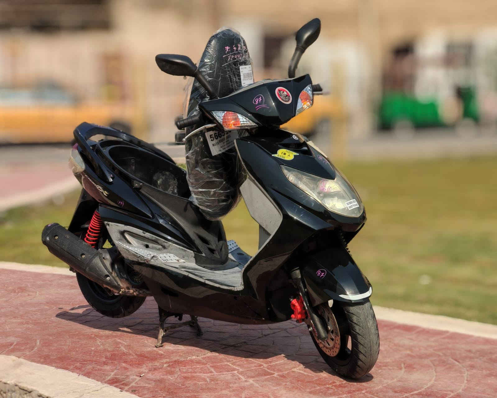 سلام عليكم.... مكلف بلنشر
دراجة سكنس(فحل )  🛵 للبيع
دراجة شلعه معدل كهربائيات كلهه شغاله 
دراجة جديده  بلادية
أي نقص مابيهة
جيب فيتر وتعال افحص
العنوان بغداد مدينه الصدر قرب مطعم ليمونه الاستفسار الاتصال على الرقم 📞 ***********
