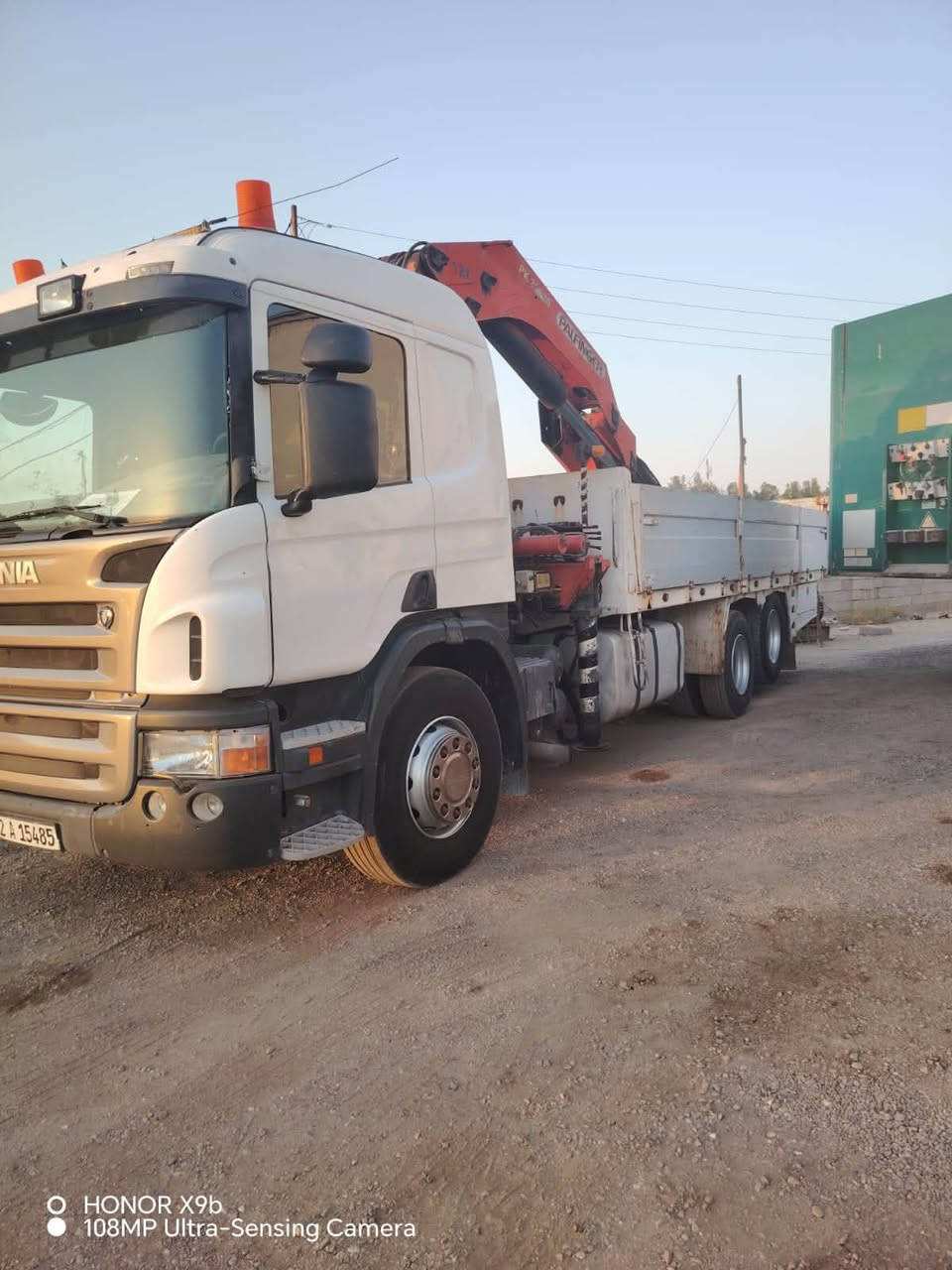 سلام عليكم سكانيا 2006كرين 12 طن رقم اربيل سنويه جديده تخم تاير سياره جاهزه محرك انجكسن مكفوله كاله عامه 
مكان بصره زبير سعرها 370ورقه شراي يتصل وبخير يدلل***********

نص مكتوب في الصور:
- HONOR X9b
- 108MP Ultra-Sensing Camera
- HONOR X9b 108MP Ultra-Sensing Camera
- O HONOR X9b 108MP Ultra-Sensing Camera