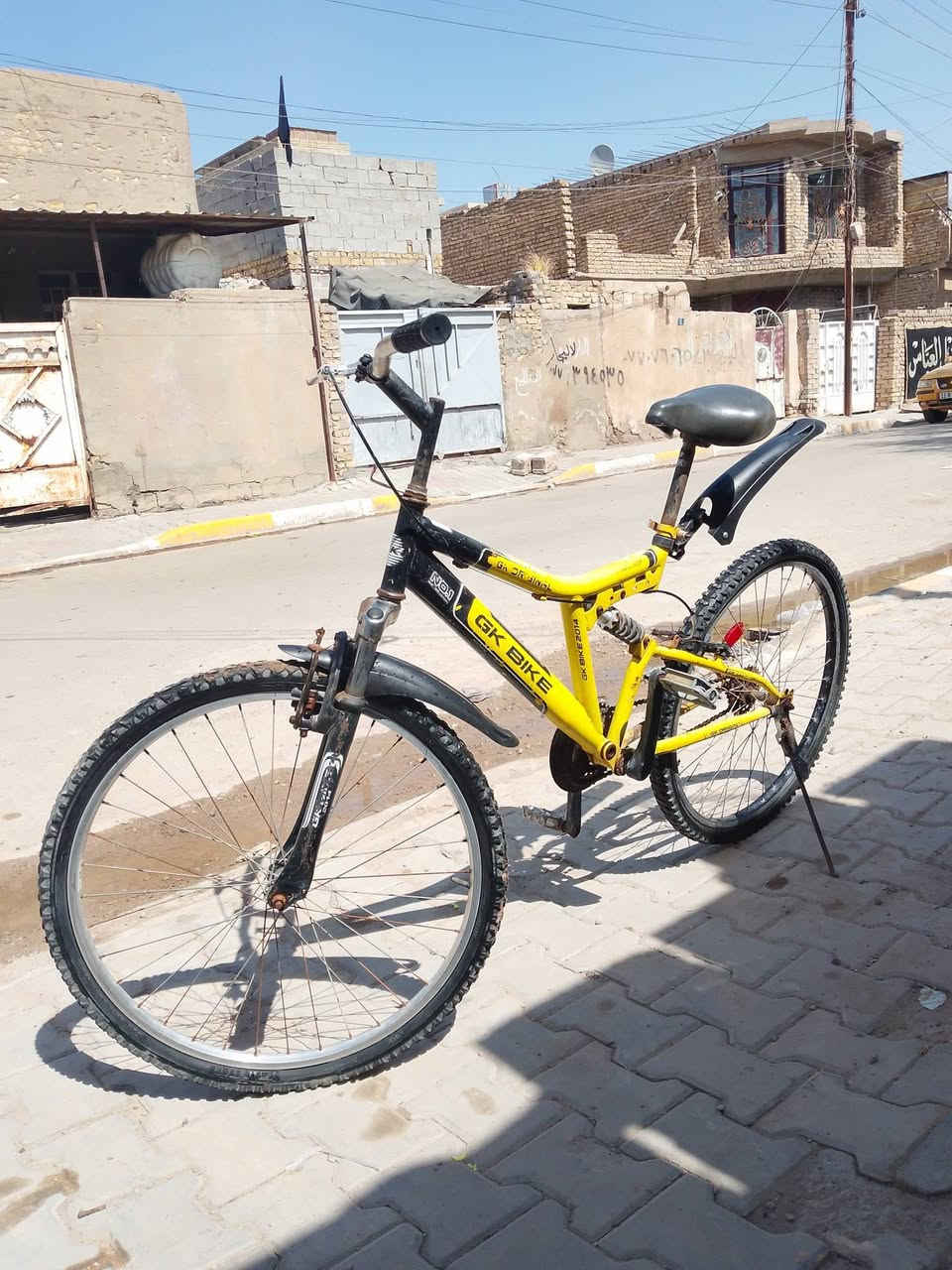 السلام عليكم  بايسكل ابو الدبلات جبلي اصلي باله دبلات خلفي وامامي يشتغلن  مكان بغداد الحسينيه الراشديه توصيل ما عندي وحجز ما عندي تجي تستلمه من الباب  سعر 60 معروف شكد سعر هذا البايسكل بس اني محتاج @إشارة ***********
