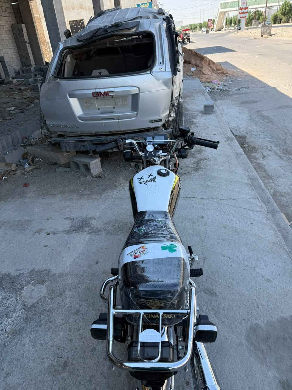 يالله السلام عليكم دراجه ايراني للبيع 4كير كلش نضيفه وحلوه ومرتبه محرك 125حلو ونضيفه محرك ما مفتوح سعرها 750وبيه مجال للشراي مكان الرمادي الاستفسار علئ هاذ الرقم *********** بي واتساب

