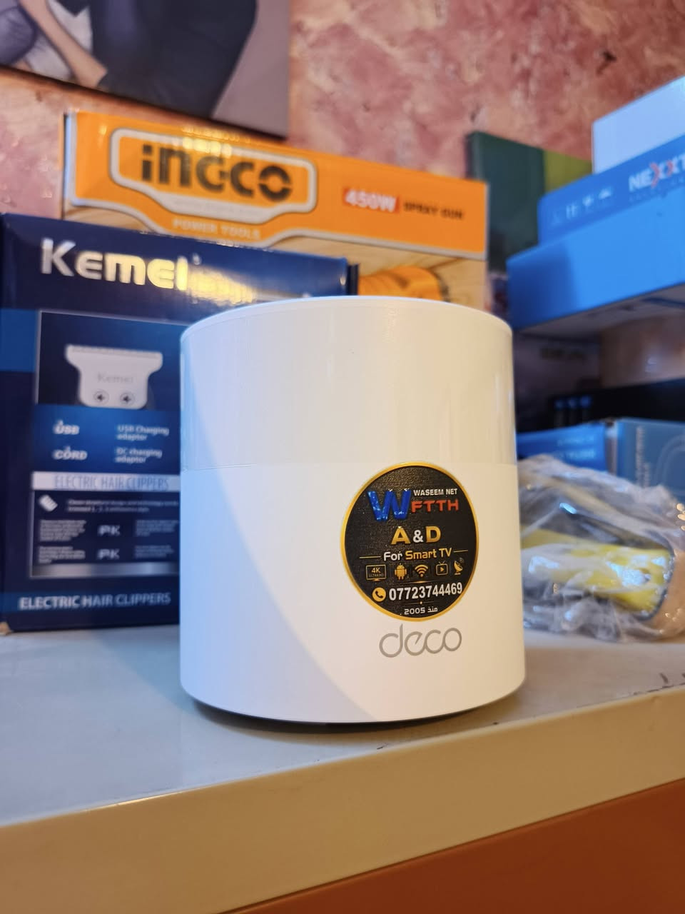 سلام عليكم
عندي ديكو قطعة ax 3000
x50
للبيع
مستعمل شهر امانه الله ورسولة 
اخذتة ب 95
ورايدة حاليا ب 75

راسلني واتساب
*********** 📞☎
وتدلل
يوجد توصيل
