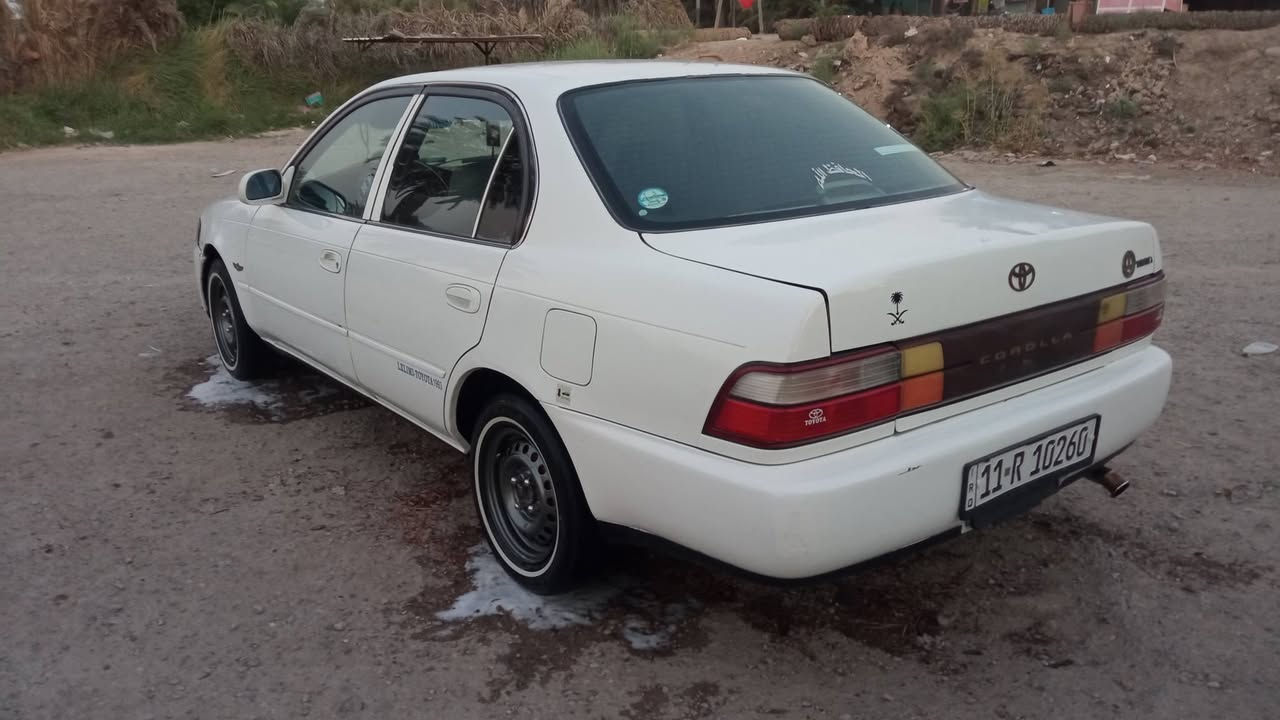 السلام عليكم 
كورلا موديل 93 
مكينه كير حدادية تبريد 
رقم انكليزي 
تحويل ثاني يوم
سعر 65 وبيه مجال  
مكان ذي قار سوق الشيوخ 
***********
