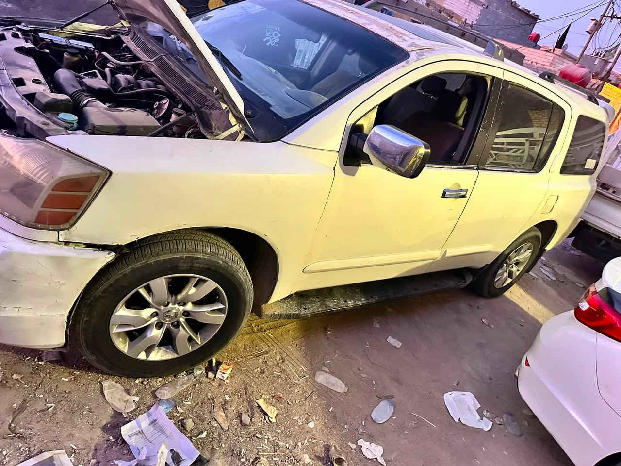 سلام عليكم سياره نيسان ارماده٢٠٠٦كير مكينه كفاله سياره جاهزه اي نقص مابيها تبريد شغال بيها مضومه عاز تحويه ثاني يوم سنويه صاقطه ٢٠٢٤ سياره مكينه ٨ مكاني بصره كرمه علي سعر ٧٥بيها مجال رقم ***********
