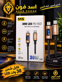 30 واط • شاشة LED • تايب سي
