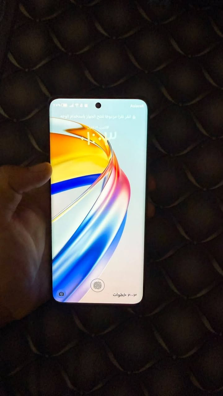 هونر HONOR X9b 5G ذاكرة 256 ذاكرة الداخلية 12غ.ب+8غ.ب البطارية  5800 الجهاز جديد السعر 350 الف وبي مجال المكان ديالى بعقوبة الاتصال والاستفسار  *********** مكلف بنشر فقط

نص مكتوب في الصور:
- ٧٩٪ 1:03 حول الهاتف ذاكرة الوصول العشوائي ١٢ غ.ب +٨,٠ غ.ب HONOR RAM Turbo دقة الشاشة البطارية mAh 5800 ١٢٠٠ x ٢٦٥٢ المساحة الفارغـة ١٤١,٢٨ غ.ب الإجمالي ٢٥٦ غ.ب وحدة التخزين الداخلية الموديل ALI-NX1 رقم الإصدار 9.0.0.226(C185E14R3P1) GPU Turbo إصدار MagicOS 9.0