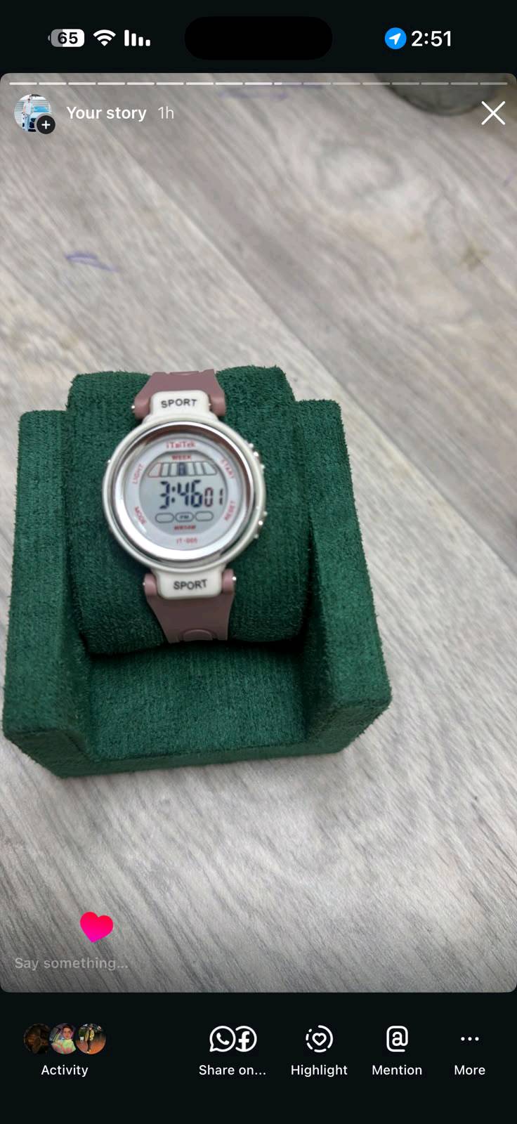 ⌚ الأناقة ليست مجرد مظهر... بل أسلوب حياة.
ساعة  رياضي بتصميم راقٍ ولمسة فاخرة تناسب كل إطلالة.
📩 للطلب والاستفسار عبر الرسائل.
سعر 5000دينار فقط توصيل جميع محافضات
او مراسله حسابنا الانستا 
https://www.instagram.com/luxs289_?igsh=MXJnbmZ5YzhqemRhMw==