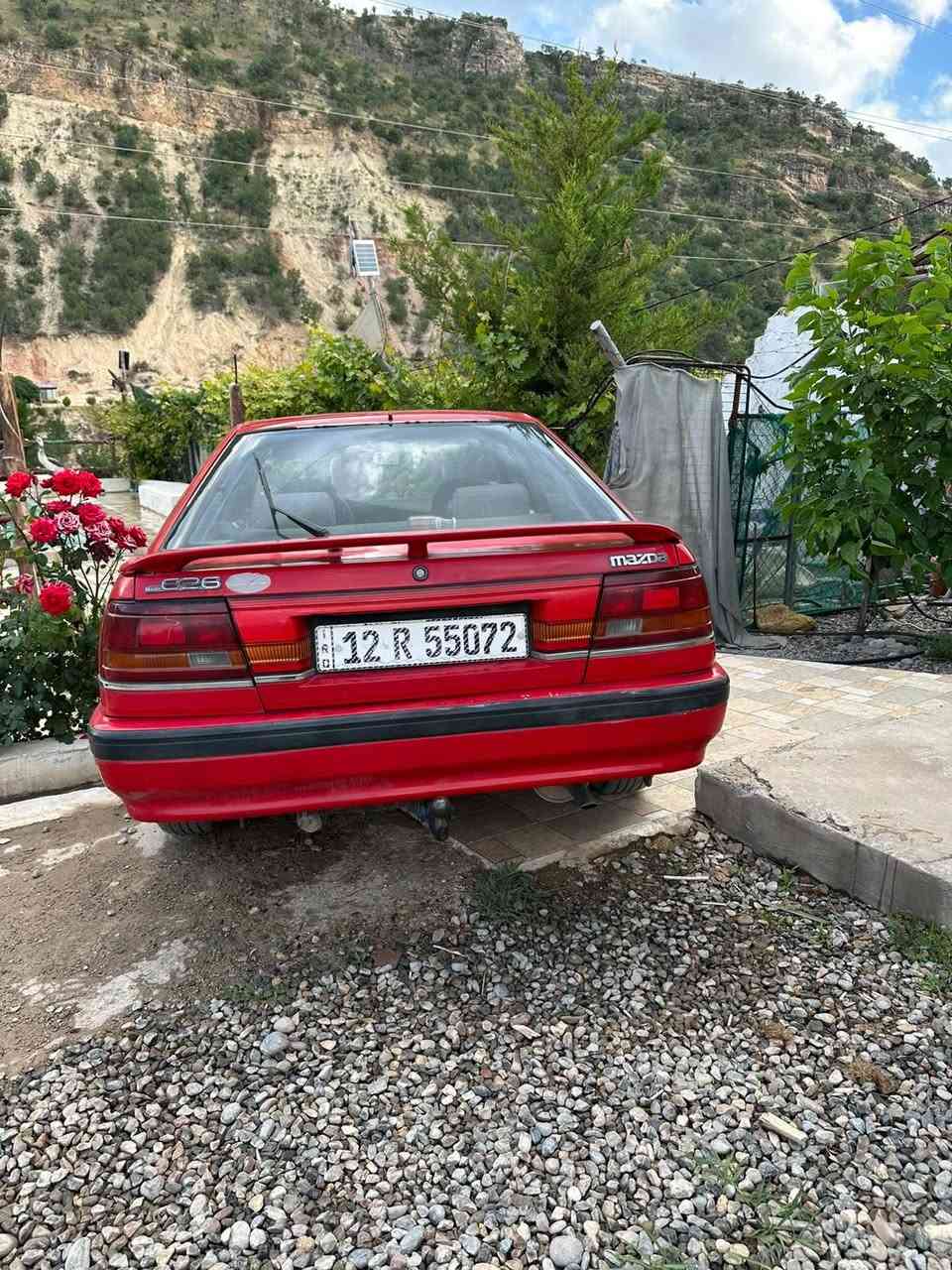 السلام عليكم عندي سياره مازدا للبيع مابيها صبغ طخم تايرات جدد كير ومحرك شرط تبريد شغال السياره وضع شركةالسعر45 ***********
