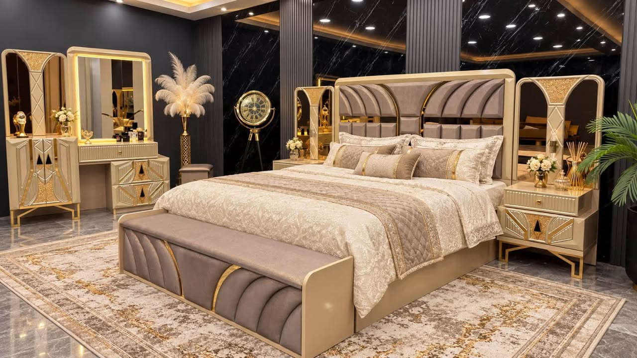 موديل بابل • ١٠ قطع • سرير مخزن جك