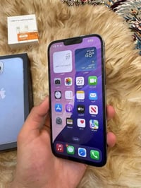 ايفون ١٣ برو ماكس • بطارية ٨٤ • كرتونته موجوده