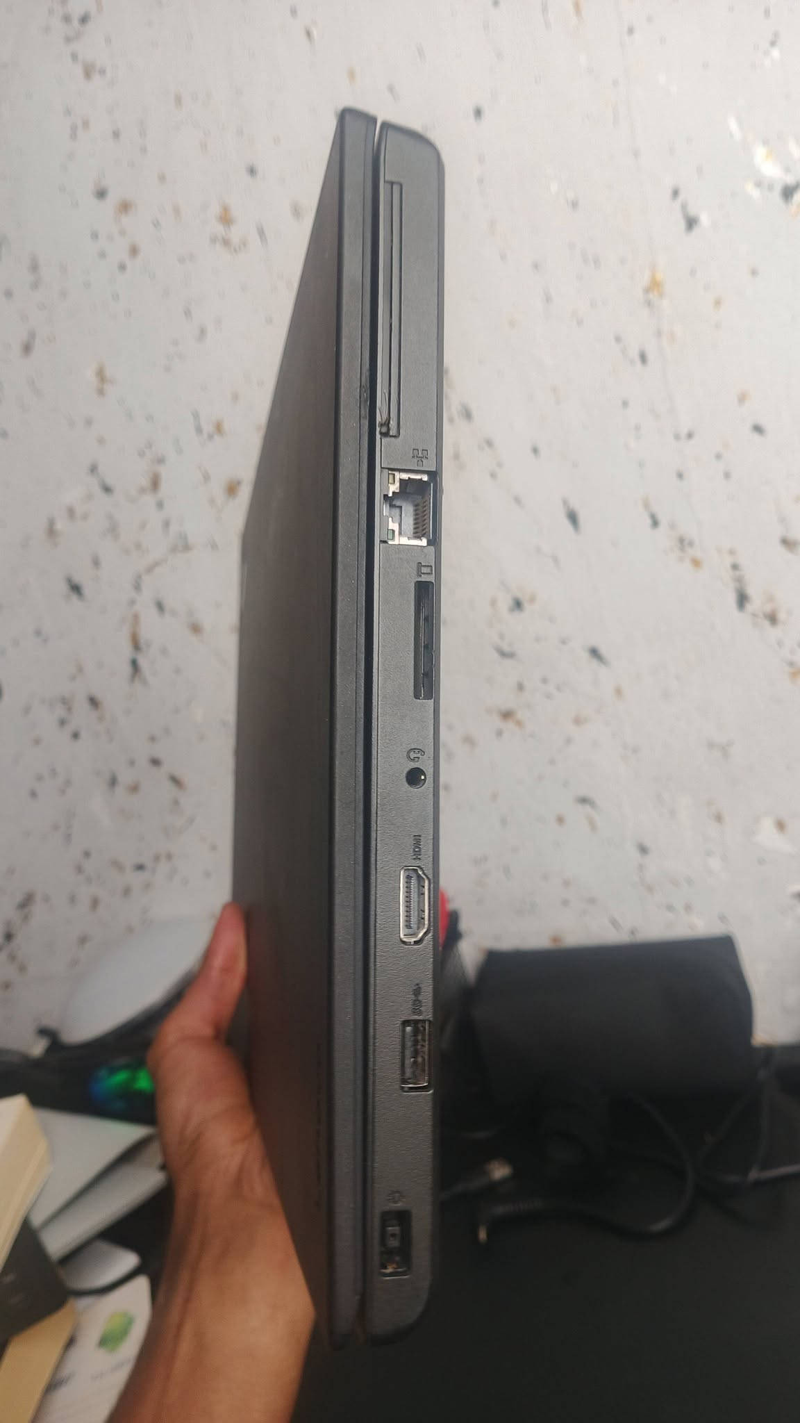 ألسلام عليكم 

لابتوب لينوفو T560
5i- 6 جيل 
Ram 8 ddr 3
256ssd

مستعمل نضافة 90 

160 ألف 
وبيهة مجال كلش بسيط 
*********** واتساب 
بغداد الكرخ

نص مكتوب في الصور:
- Processor Intel(R) Core(TM) i5-6300U CPU @ 2.40GHz 2.50 GHz Graphics Card 128 MB Intel(R) HD Graphics 520 DESKTOP-CHOKB3V 20FJS0E00 Device Specifications Device Name DESKTOP-CHOKB3V Processor Intel(R) Core(TM) i5-6300U CPU @ 2.40GHz 2.50 GHz Installed RAM 8.00 GB (7.87 GB usable) Graphics Card Intel(R) HD Graphics 520 (128 MB) Storage 238 GB SSD SanDisk SD8TB8U256G1001 Device ID E519472A-50D9-4676-9E1A-337F9C7AB71C Product ID 00330-50410-25367-AAOEM System Type 64-bit operating system, x64-based processor Pen and touch No pen or touch input is available for this display Frequently asked questions How does having 8-16 GB of RAM impact my PC's performance? Can I run modern apps smoothly with this RAM capacity? Is my GPU sufficient for high end gaming and video experience? How can having a dedicated enhance my experience and productivity?
- About
- Installed RAM
- 8.00 GB
- DDR3
- Processor
- Intel(R) Core(TM)
- i5-6300U CPU @
- 2.40GHz
- 2.50 GHz
- Graphics Card
- 128 MB
- Intel(R) HD Graphics 520
- Storage
- 238 GB
- 57 GB of 238 GB used
- DESKTOP-CHOKB3V
- 20FJS02E00
- Rename this PC
- Device Specifications
- Copy
- Device Name	DESKTOP-CHOKB3V
- Processor	Intel(R) Core(TM) i5-6300U CPU @ 2.40GHz 2.50 GHz
- Installed RAM	8.00 GB (7.87 GB usable)
- Graphics Card	Intel(R) HD Graphics 520 (128 MB)
- Storage	238 GB SSD SanDisk SD8TB8U256G1001
- Device ID	E519472A-50D9-4676-9E1A-337F9C7AB71C
- Product ID	00330-50410-25367-AAOEM
- System Type	64-bit operating system, x64-based processor
- Pen and touch	No pen or touch input is available for this display
- Frequently asked questions
- How does having 8-16 GB of RAM impact my PC's performance? Can I run modern applications smoothly with this RAM capacity?
- Is my GPU sufficient for high end gaming and video experience? How can having a dedicated GPU enhance my experience and productivity?
