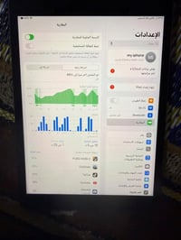 ايباد 9للبيع نضيف جداً ذاكره 64استعمال بيت ب240للتواصل واتساب ‭0776 55...