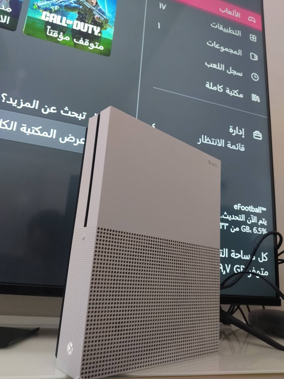 سلام عليكم اكس بوكس 1s جهاز كلش نضيفه ممفتوح لوك ستيكر 1تيرا بي كم لعبه سعر 155الف مكان اربيل توصيل موجود
