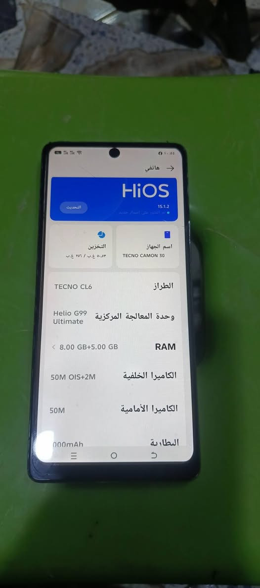 تكنو كامون ٣٠ • شاشة اصلية • رام ٨+٥