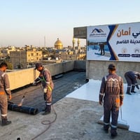 زفت الأسطح • عازل رطوبة • مدينة القاسم