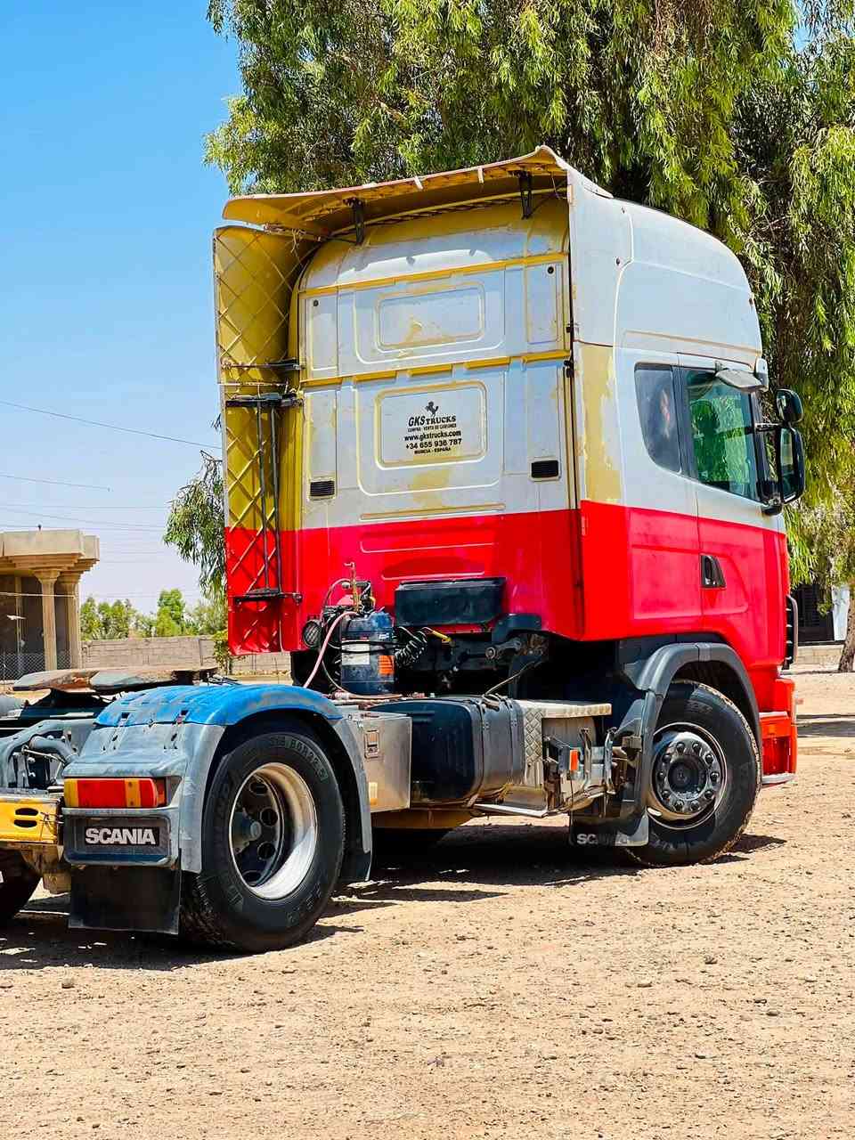 سكانيا (Scania 124L420) للبيع ..

الماركة: سكانيا (Scania) - الفئة الرابعة (Series 4).
• الموديل / الطراز: 124L.

 قوة المحرك: 420 حصان (HP 420) - محرك سعة 11.7 لتر
(6 سلندر خطي توربو). محرك  وبككس بحالة ممتازة
موديل 2003 گير رتايدر تبريد ممتاز

گير عادي العنوان (الانبار القائم حصيبه)

للأستفساار(***********)
