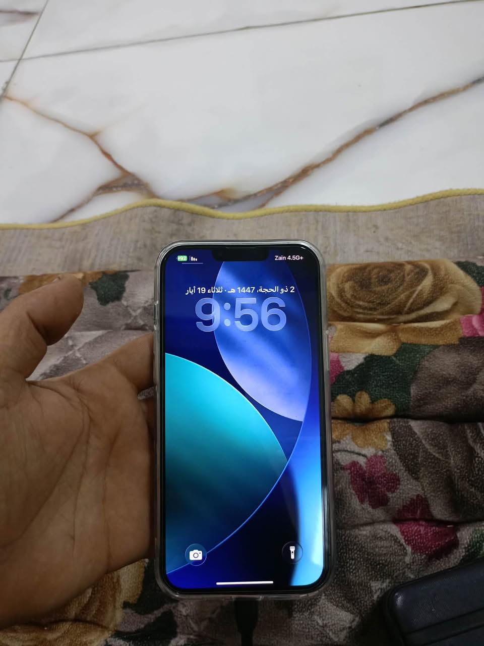 السلام عليكم ايفون 13برو ماكس جهاز بلادي شرط بطاريه 87ذاكره 256اي عيب ما بي سعره 750/رقم ***********
