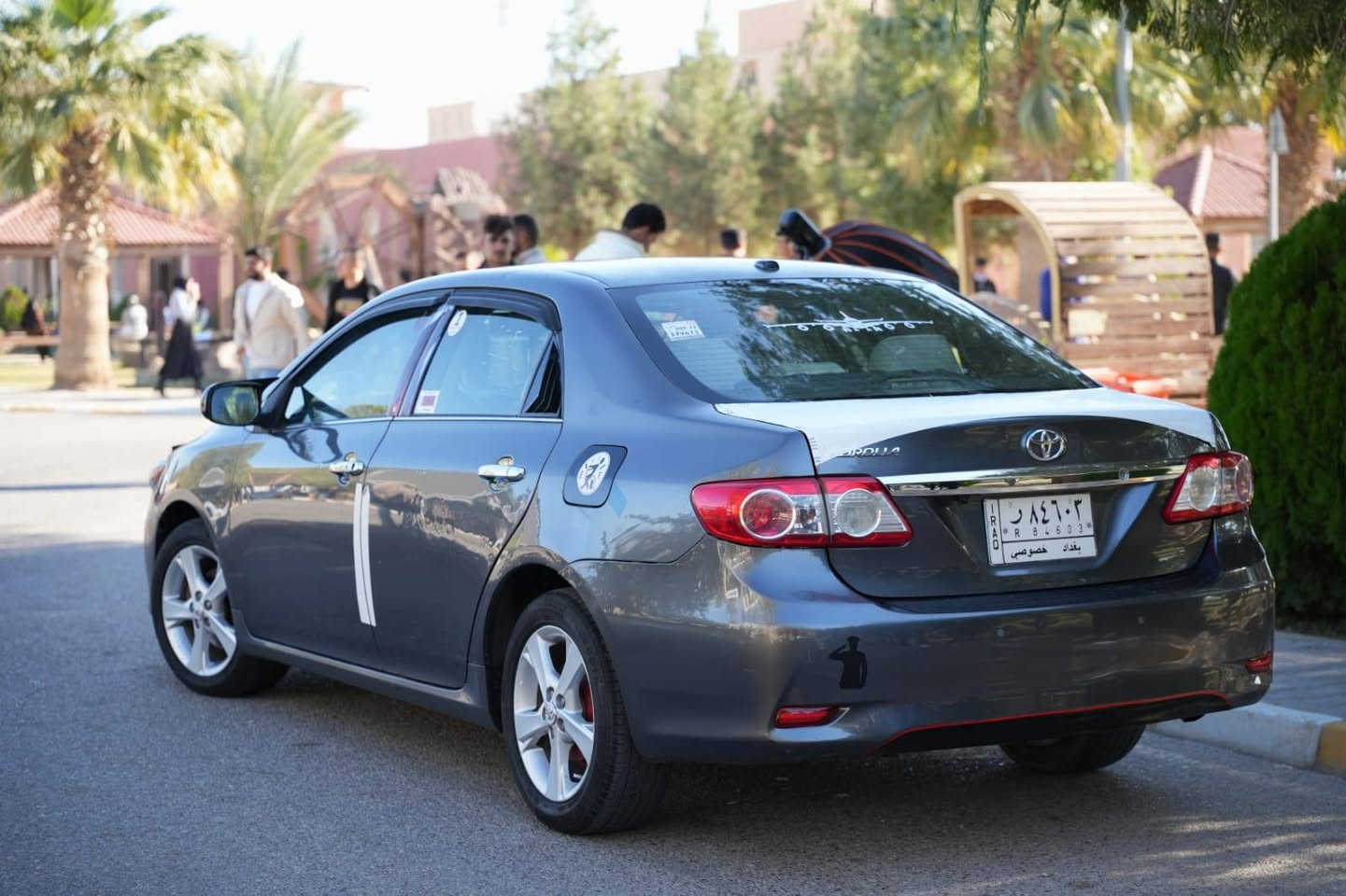 كورولا للبيع موديل ١٣ رقم بغداد باسمي فقط بيها بارد جاملق خلفي مكان السياره تكريت السعر 135 *********** مكلف بالنشر
