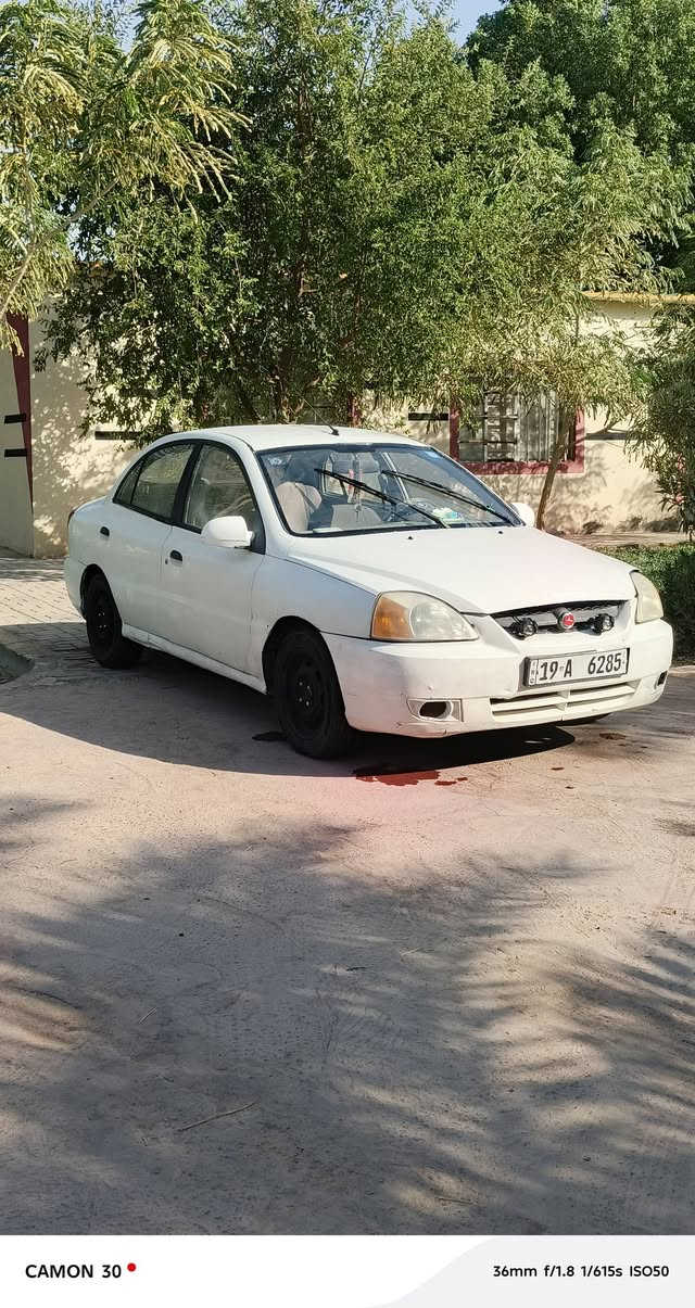 كيا ريو 2005 لبيع
رقم كربلاء بسمي 
سياره حلو كهربايات كله شغاله 
مكينه بيه تنقيص قليل ولباقي كفاله
سعر، 33 تصال 
***********
