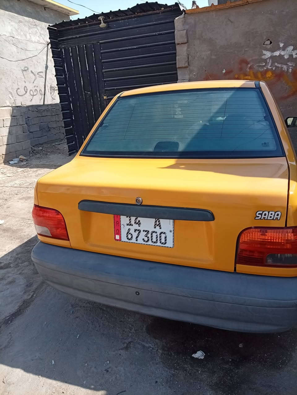 السلام عليك سايبه مديل 21مصفره هيه ستوني محوله بسمي رقام نكليزي السياره قرفه داخليه حيل جديد تخم تاير ستوني مبدل منتومت تبريد بل كامل ترايك وين ما تريد السياره فقط جاملغ مامي. مبدل. وسبب.  طخه بصيطه باقي السياره كفاله السعر 46 وقابل بل مراوس مكان السيارءبصره ***********
