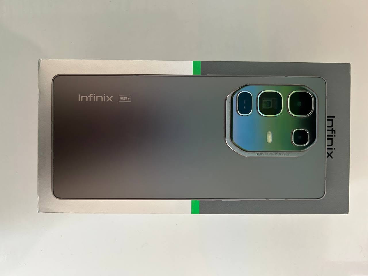 السلام عليكم انفنكس نوت 50 برو بلاس Infinix NOTE 50 Pro+ 5G
مع كامل ملحقاته 
شاحن وايرلس 50 واط
شاحن كيبل 100 واط
ذاكرة 256
عشوائيه 12+12
كاميرا الاماميه 50 ois 100x من سوني 
بي مستشعر نبضات قلب 
120 فريم العاب 
البطارية 5200
نضام الصوت من جي بي ال سماعتين مجسم  
السعر 425 وبي مجال مكاني بغداد الدورة
***********
