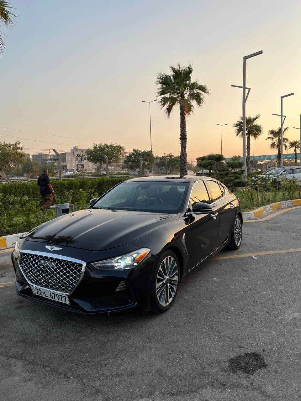السلام عليكم  
Genesis g70 2019 
السعر المطلوب 16,900$
فل اوبشن برستيج وارد امريكي حادثهة جاملغ خلفي ونص الصندوك وبيهة صبغ  بلجاملغ الامامي بدون حادث 
ماشية ٨٦ الف ميل 
محرك ٤ سلندر 
السيارة بأسمي ورقمهة اربيل 

*********** بغداد, العراق

