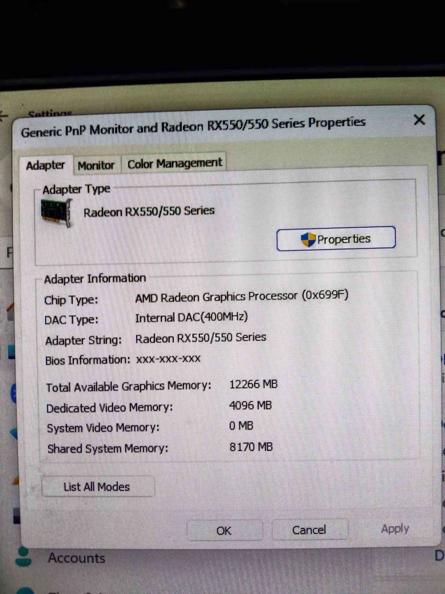 كور i5 جيل ثالث • RX550 4جيجا • رام 16جيجا