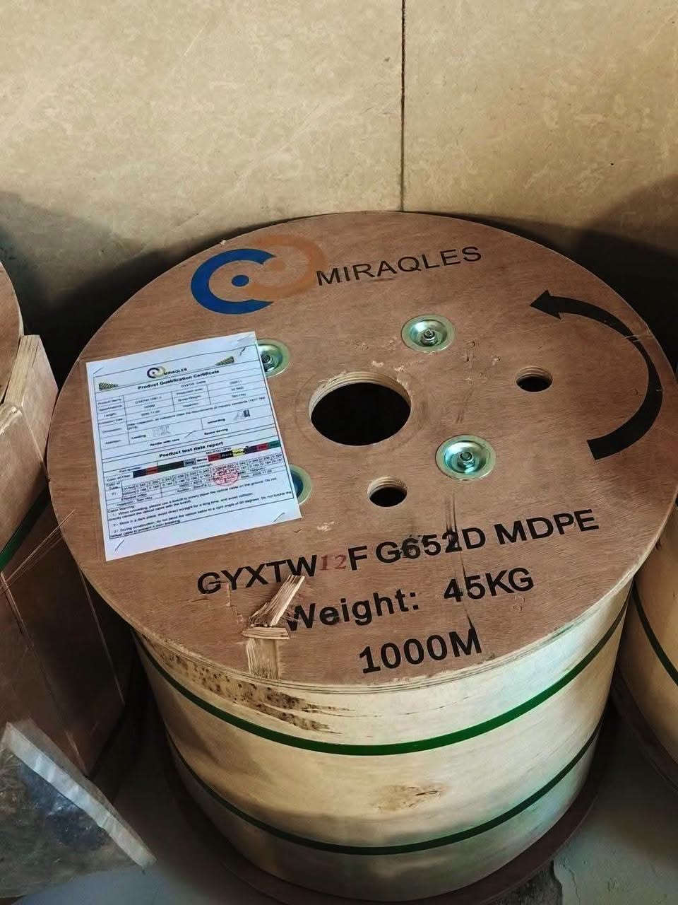 جهّز مشروعك بأفضل كيبلات الفايبر! 🔥
 بكرات من براند Miraqlesبطول 1000 متر وبجودة عالية تلبي مختلف احتياجات مشاريع الاتصالات والشبكات💥.
▪️ كيبل فايبر 4كور قطري – طول 1000 متر.
▪️ كيبل فايبر 6 كور قطري – طول 1000 متر.
▪️ كيبل فايبر 8كور قطري – طول 1000 متر.
▪️ كيبل فايبر 12 كور قطري – طول 1000 متر.
📦 متوفر الآن بكميات جاهزة للتجهيز، مناسب لمختلف مشاريع تمديد شبكات الألياف الضوئية. سارعوا بالحجز قبل نفاذ الكمية. 🚀
📌 متوفر الآن لدى ETSI  —حلول أحترافيه لشبكات الألياف الضوئية 
🚗تتوفر خدمة توصيل لجميع المحافظات
لاتفوت الفرصة !  أطلب الآن:
للاستفسار أو الطلب :
📞 ***********
📞 ***********
📞***********
📩 info@etsiraq.com
📍 شارع الصناعة – قرب فلكة رئاسة الجامعة التكنولوجية
