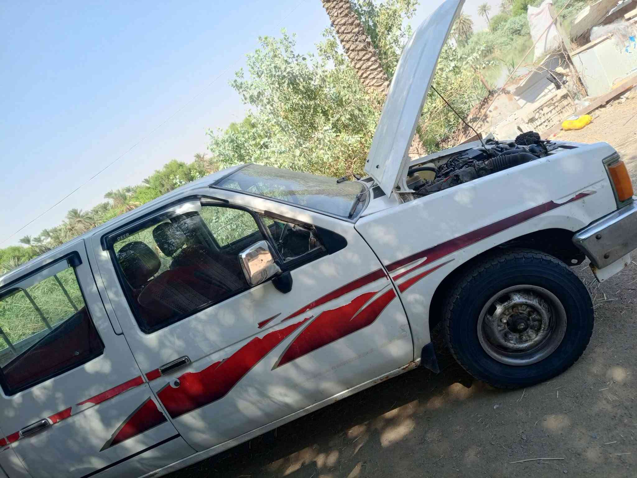 السلام عليكم سياره نيسان بيكم موديل 88 رقم بغداد نكليزي سنويه 30 بسمي مكينه وكير ونجي السياره نضيفه جدا كير ومكينه جدد السعر 47 العنوان ميسان العماره رقم الهاتف ***********

